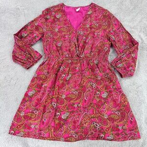 Pink Chicken Happy‎ Dress Pink Paisley Multi
